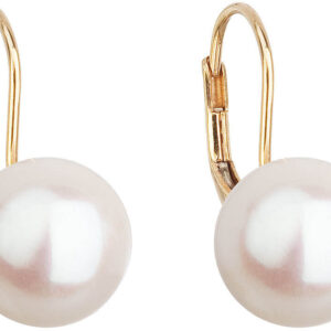 Evolution Group - Pavona Zlaté visací náušnice s pravými perlami Pavona 921010.1