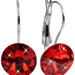 Levien Elegantní náušnice Rivoli Light Siam