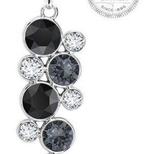 Levien Slušivý náhrdelník Chaton Black mix