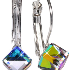 Levien Stylové náušnice Cube Vitrail Medium
