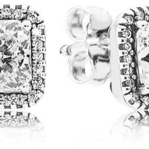 Pandora Oslnivé čtvercové náušnice Timeless 290591CZ