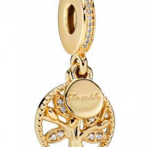 Pandora Pozlacený visací přívěsek Strom života Shine 768661C01