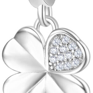 Rosato Stříbrný přívěsek se zirkony Čtyřlístek Storie RZ182R