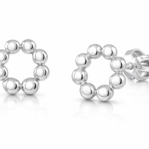 Soliter Minimalistické stříbrné náušnice Kroužky 431 001 02805 04