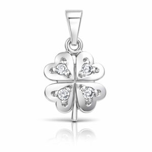 Soliter Přívěsek Čtyřlístek z bílého zlata 249 001 00371 07