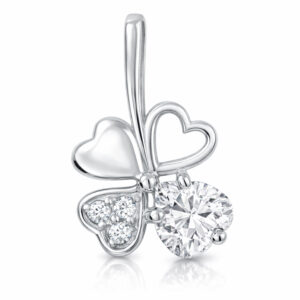 Soliter Stříbrný přívěsek čtyřlístek 446 001 00349 04 - čirý
