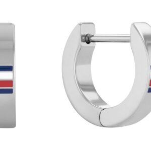 Tommy Hilfiger Fashion kruhové náušnice s tricolorou 2790380