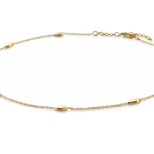 Boccia Titanium Dámský pozlacený náhrdelník z titanu 08026-02