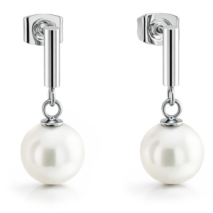 Boccia Titanium Nádherné titanové náušnice s pravými perlami 05043-01