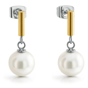 Boccia Titanium Nádherné titanové náušnice s pravými perlami 05043-02