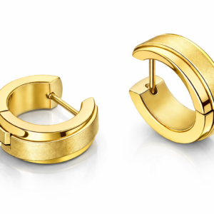 Boccia Titanium Pozlacené titanové náušnice 0560-05