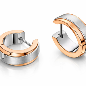 Boccia Titanium Pozlacené titanové náušnice 0560-06