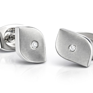 Boccia Titanium Titanové náušnice s diamantem 05008-02