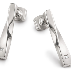 Boccia Titanium Titanové náušnice s diamanty 05035-02