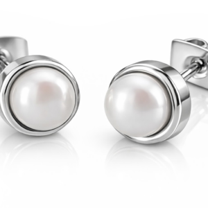 Boccia Titanium Titanové náušnice s perlou 0594-01