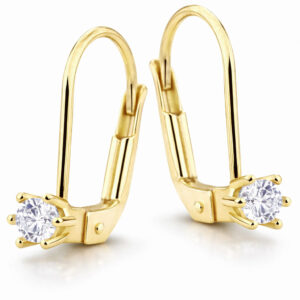 Cutie Jewellery Elegantní visací náušnice se zirkonem Z8012-50-10-X-1