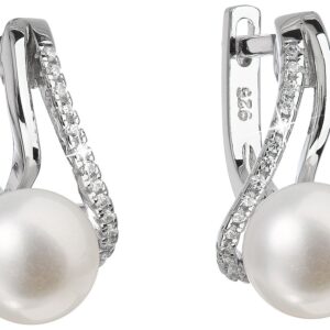 Evolution Group - Pavona Stříbrné náušnice s pravými perlami Pavona 21024.1