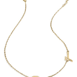 Guess Elegantní pozlacený náhrdelník Solitaire JUBN01459JWYGT/U