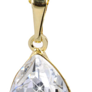Levien Elegantní dámský náhrdelník Pear Crystal