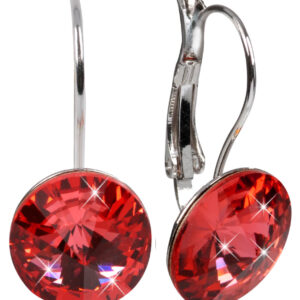 Levien Elegantní náušnice Rivoli Padparadscha