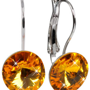 Levien Elegantní náušnice Rivoli Sunflower