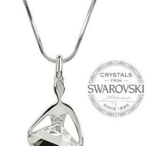 Levien Originální náhrdelník Baletka Crystal