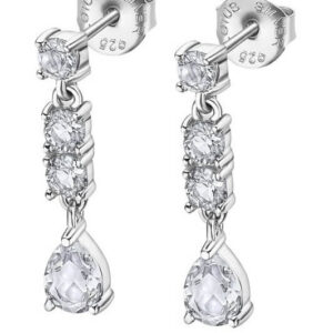 Lotus Silver Dechberoucí stříbrné náušnice s čirými zirkony LP3251-4/1