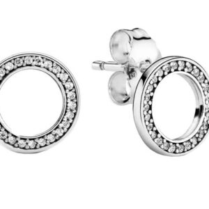 Pandora Kruhové náušnice s krystaly 290585CZ