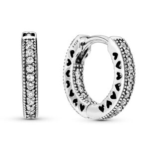 Pandora Kruhové náušnice s krystaly 296317CZ