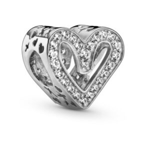 Pandora Srdíčkový korálek s čirými krystaly 798692C01