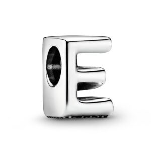 Pandora Stříbrný korálek "E" Moments 797459