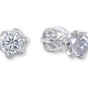 Soliter Náušnice z bílého zlata s krystaly 236 001 00765 07
