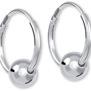 Soliter Stříbrné náušnice 2v1 Kroužky 431 001 02118 04