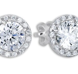 Soliter Úchvatné náušnice z bílého zlata se zirkony 239 001 00957 07