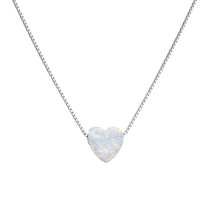 Evolution Group - Pavona Romantický náhrdelník se syntetickým opálem 12048.1