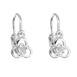 Evolution Group - Pavona Stříbrné dětské náušnice se zirkonem 11171.1