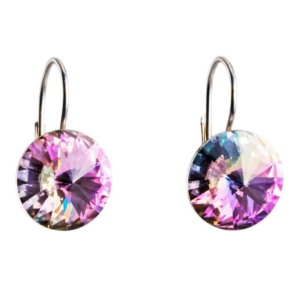 Evolution Group - Pavona Stříbrné náušnice 31106.5 vitrail light