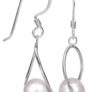 JwL Luxury Pearls Stříbrné náušnice s pravou perlou JL0110