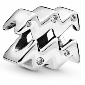 Pandora Stříbrný korálek znamení Vodnář 798415C01