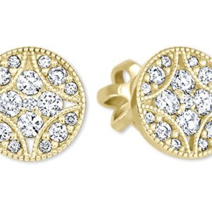 Soliter Designové náušnice s čirými krystaly 239 001 00874