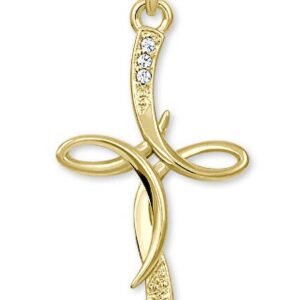 Soliter Originální křížek ze žlutého zlata 249 001 00471
