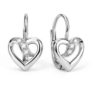 Soliter Zamilované náušnice z bílého zlata s krystaly 239 001 00910 07