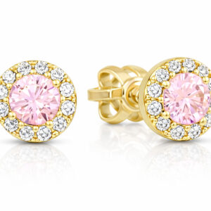 Soliter Zlaté peckové náušnice s krystaly 745 239 001 00806 0000400