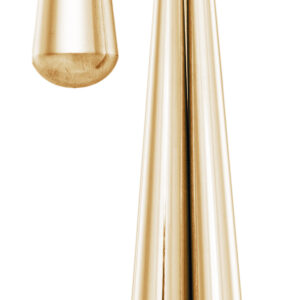 Troli Elegantní pozlacené náušnice z oceli 3v1