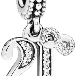 Pandora Stříbrný přívěsek k 21. narozeninám Moments 797263CZ