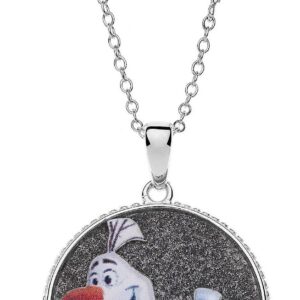 Disney Hravý dívčí náhrdelník Olaf Frozen CS00010SRJL-P.CS