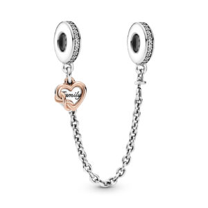 Pandora Bezpečnostní bicolor řetízek Family Rose Moments 789541C01-05