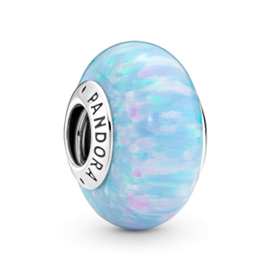 Pandora Stříbrný korálek se syntetickým opálem Moments 791691C01