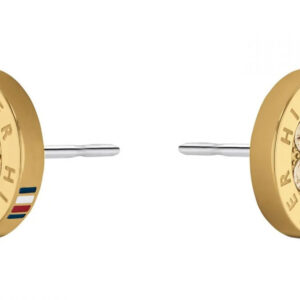 Tommy Hilfiger Něžné pozlacené náušnice s krystaly Crystal 2780566