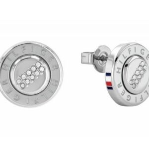 Tommy Hilfiger Ocelové náušnice pecky s krystaly 2780612